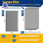 3 Flap Large Dog Door Replacement Insulated Flap Compatible With Large Petsafe