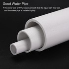 1 2  Od Pvc Rigid Tube 10mm Id 12mm Od 8  White High Impact