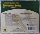 Bluegrass Gospel Volume 3 Christian Karaoke Style New Cd g Daywind 6 Songs
