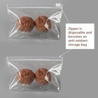 50pcs Clear Jewelry Bag  Self Sealing Pvc Packaging Zipper Lock Bag 