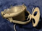  12    Crouse Hinds Metal Industrial Frosted Glass Spotlight Ship Boat Nautical