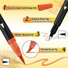 110 Artist Coloring Marker Set Tip Pens Art Supplier  Brush Fineliner For Adult