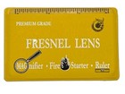 Credit Card Pocket Size Fresnel Lens Magnifier 4x Magnification With Sleeve