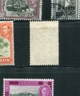 Ceylon 278b  79-86 Used  278  91  92  96-99 Mnh  245 Mh King George Vi Stamps