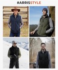 Arris Heated Vest Polar Fleece Adjustable Size Multiple Heating Zones 7500mah B   