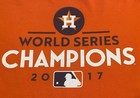 Houston Astros Orange Fanatics 2017 World Series Champions Shirt Men s Medium