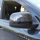Carbon Fiber Side Door Mirror Cover Trim For Vehicle Specific  Black 