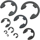 50455a E-clip Assortment Set   300 Pcs  9 Sae Sizes  Heat Treated External Retai