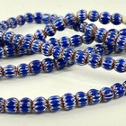 Vintage Indian Chevron Reproduction Glass Trade Beads 35inch