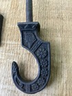 Antique Eastlake Victorian Cast Iron Ceiling Hook Lot Lantern Plant Hanger 1890s