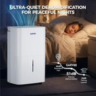 50 Pints Energy Star Dehumidifier For Home 5500 Sq ft Basement 24h Timer Quiet