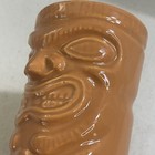Orange Tiki Mug Hawaii Polynesian Luau Large 24oz Ceramic Cup Usa Souvenir Vaca