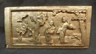 Antique Old Vintage Asian Chinese Hand Carved Wood Panel
