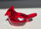 Ganz Crystal Expressions Faceted Acrylic Cardinal Figurine 2 1 2 