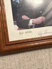 President George Hw Bush Hand Signed Best Wishes Autograph 8x10 Photo W  Frame