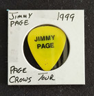 Jimmy Page Tour Issued Guitar Pick Page   Black Crowes Tour 1999 Rare Legend