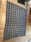 Beautiful Antique Linsey-woolsey Blanket Coverlet Early 1800 s 68  X 90 