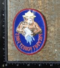 Vintage Smokey The Bear Prevent Forest Fires Water Bucket Iron-on Patch 1980   s