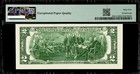 2017 A  2 Dollar Solid Star Error Note Pmg 64 Epq Serial   L03544839  Star Note