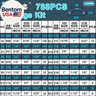 788 Pcs Sae Rubber O Ring Assortment Kit Buna-n 70a 24 Size Usa Standard Inch O