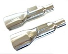 Fits 1968-1974 B-body Plymouth Road Runner Gtx Mopar Chrome Exhaust Tips Pair
