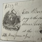 1876 Springfield Massachusetts National Bank Check Vtg Antique Penmanship