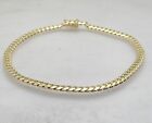 10  Tight Miami Cuban Chain Ankle Bracelet Anklet Real Solid 10k Yellow Gold