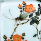 Chinese Famille Rose Porcelain Hand Painted Insect And Grass Pattern Teapot 7468