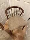        3  Danish Mid Century Modern Mcm Side Dining Wood Chairs 1950s