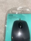Nip Logitech Usb Wired Optcal Mouse For Windows M100  Ambidextrous