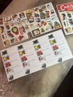 Vintage Christmas Gift Tags And Seals New Old Stock 1944 Happee Merree