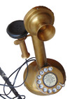 Antique Vintage Rotary Dial Candlestick Telephone Working Landline Retro Phone