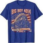 Big Boy 4014 Vintage Steam Locomotive Railroad Train Engine T-shirt