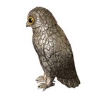 Vintage Corbell   Co Silver Plated 5    Owl Muffineer Sugar Shaker Rare 1950s Nice