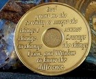 Alcoholics Anonymous Aa 9 Year Bronze Medallion Coin Chip Token Sobriety Sober