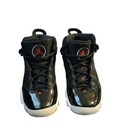 Nike Air Jordan 6 Rings Ps Black Varsity Red White 323432-064 Kids Size 2 5