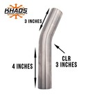1 5  22 5 Degree Exhaust Mandrel Bend 304 Stainless Steel 16ga Headers Usa Ss