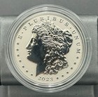 2023 S Morgan   Peace Reverse Proof  Silver Dollar Two Coin Set With Box   Coa