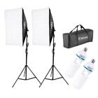 Photo Studio Continuous Photo Video Light Soft Box Lighting Stand Photograpy Kit