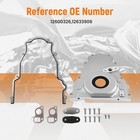 Aluminum Front Timing Cover W gaskets For Gm Gen Iii Ls1 Ls6 4 8l 5 3l 5 7l 6 0l