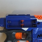 Nerf N-strike Elite Stryfe Blaster Blue Electronic With 6 Clip No Batterys Works