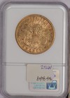 1874-cc Gold Liberty Head  20 Ngc Xf40  P q  Carson City Double Eagle old Holder
