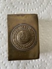 Ww1 German Gott Mit Uns Brass Match Box Safe W  Original Pre 1918 Matches Wwi