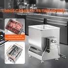 Uimoso Manual Meat Mixer 40l Tilt Tank Mixing Max 60lb For Meat Sausage Mixer