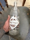 1960s Vintage Pepsi Glass Bottle 