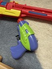 Rubber Band Gun Toy Wooden  Cap Colorful Toy  Watergun Lot Of 3