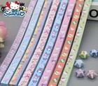 Sanrio Lucky Star Origami Paper Wishing Folding Ribbon Sheet 60 Strips 6 Colors