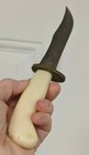 Vintage Hand Made Knife 10 1 2  Long Hunting Forge Primitive Decor Collectible