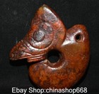 5 6  Old Chinese Hongshan Culture Jade Carving Dynasty Pig Dragon Beast Pendant