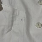 Figs Womens Aurora Lab Coat Size Medium White